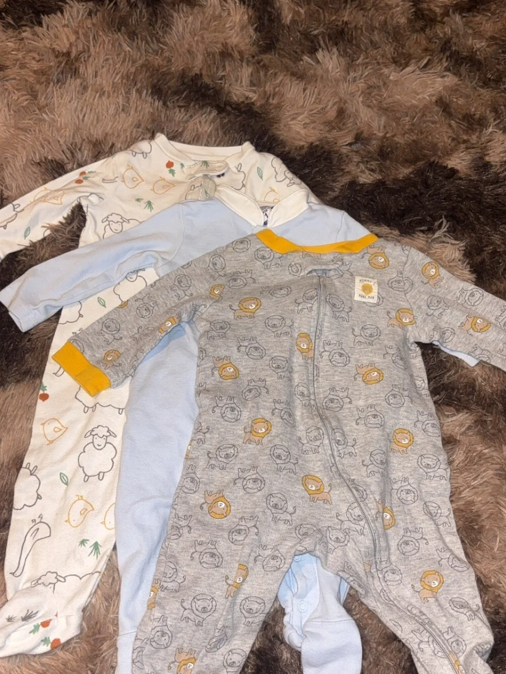 20 piece bundleCarter's Long-Sleeve Bodysuit Set - White, Blue, Green, Gray, Tan